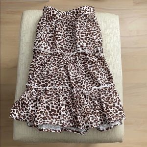 Shein cheetah skirt